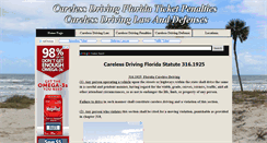 Desktop Screenshot of carelessdrivingflorida.com